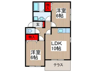 サンガーデン【1階】の間取り