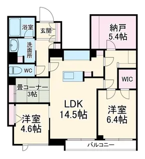 ピノ・グリナージュ【2階】の間取り