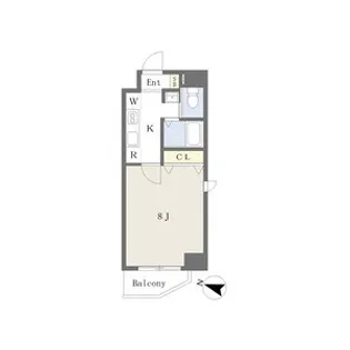 サンヒルズ新瑞橋【2階】の間取り