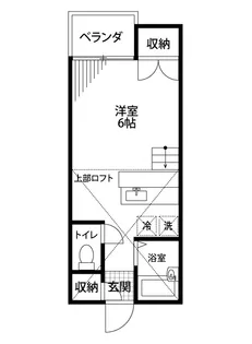 1Rの間取り画像
