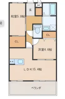 アルテマイスター潮見【1階】の間取り