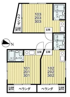 NKH並木【3階】の間取り