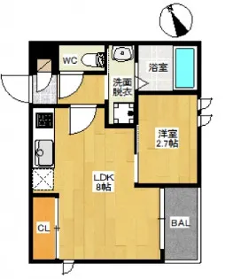 Regalest N.P 中広【2階】の間取り