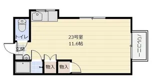 東京都渋谷区笹塚1【アパート】の間取り