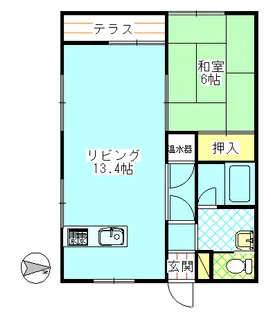 ガーディアンB【2階】の間取り