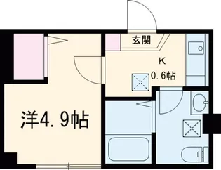 平井SKハイツ【3階】の間取り