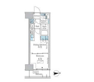 東京都新宿区百人町3【マンション】の間取り