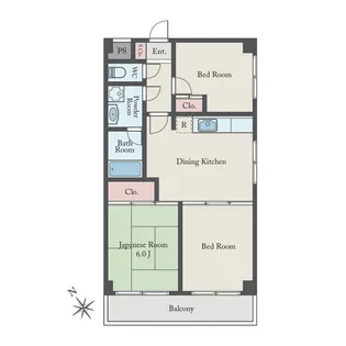 MSハイム【3階】の間取り