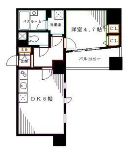 東京都杉並区阿佐谷北2【マンション】の間取り