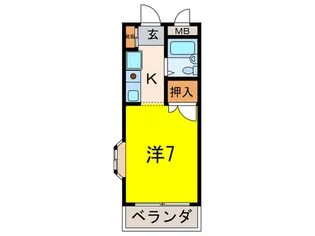 ジェンヌ【2階】の間取り