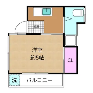 光月コーポ【2階】の間取り