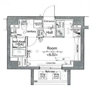 ブライズ恵比寿【7階】の間取り
