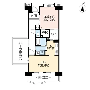 URプラザシティ相模大野【10階】の間取り