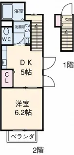 シェリール【2階】の間取り