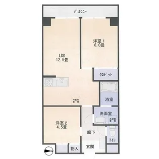 ノトスビル【4階】の間取り