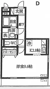 yukoto B棟【2階】の間取り