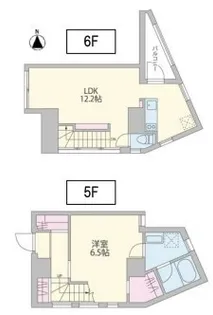 クーカイ・テラス恵比寿【4階】の間取り