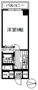 リバービューハイツIII【8階】の間取り