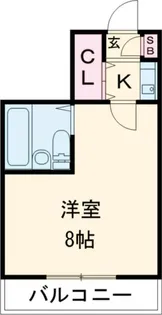 ヴィラエトワール西院【2階】の間取り