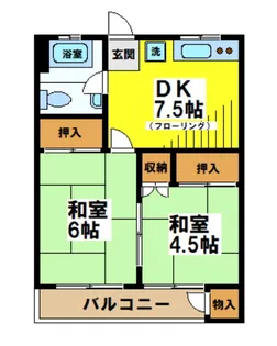 桜マンション【3階】の間取り