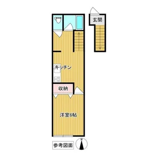 ヴェルデ戸祭【2階】の間取り