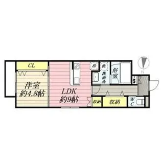 LA・LA【2階】の間取り