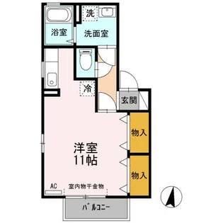 ニーナC棟【2階】の間取り