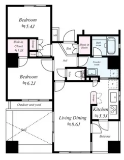藤和シティホームズ両国【7階】の間取り