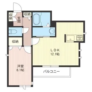 カーサレジオ【3階】の間取り