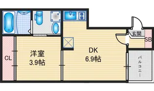 ハーモニーテラス吹上公園【1階】の間取り