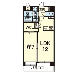 Viento島崎台【3階】の間取り