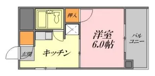 広島県広島市中区昭和町【マンション】の間取り