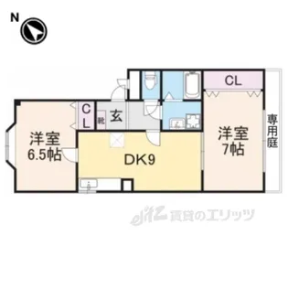 グラン・プエンテ・セルカ西町【1階】の間取り