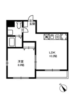 ミリアビタNO.13【1階】の間取り