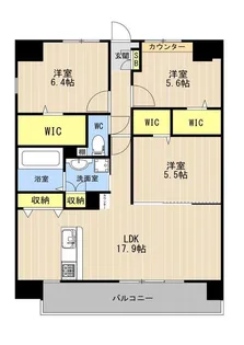 LIBTH光の森【5階】の間取り