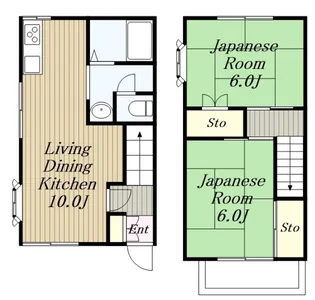 東京都八王子市堀之内3【一戸建】の間取り