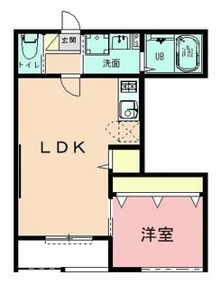 リヒト根岸【1階】の間取り