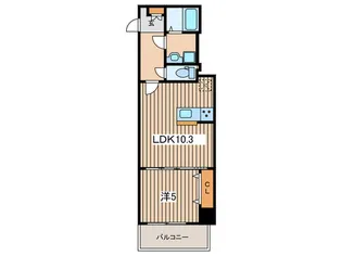 PRIME NEXUS【9階】の間取り