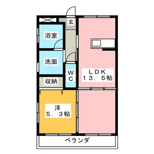 SEAGAL Y II【3階】の間取り