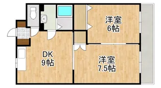 シャンプレーン88【3階】の間取り