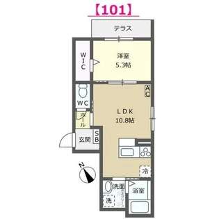 raffine(ラフィネ)【1階】の間取り