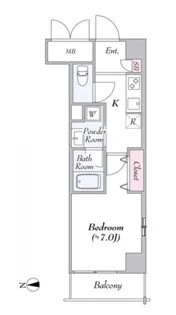 URBANLINKときわ台【5階】の間取り