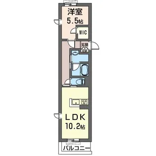 エターナル横浜【1階】の間取り