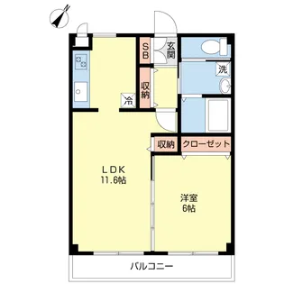 渡良瀬館【3階】の間取り