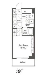 ブライズ白金台【3階】の間取り