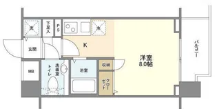 エクセリア九段【10階】の間取り