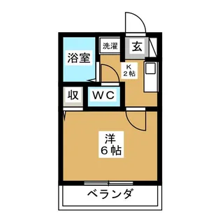 プレジオ馬込【1階】の間取り