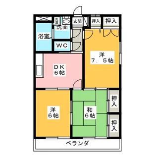 エンペラー堀【3階】の間取り