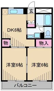 神奈川県横浜市港北区綱島西6【マンション】の間取り