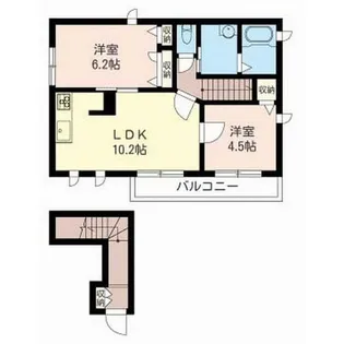 ソフィーリア【2階】の間取り